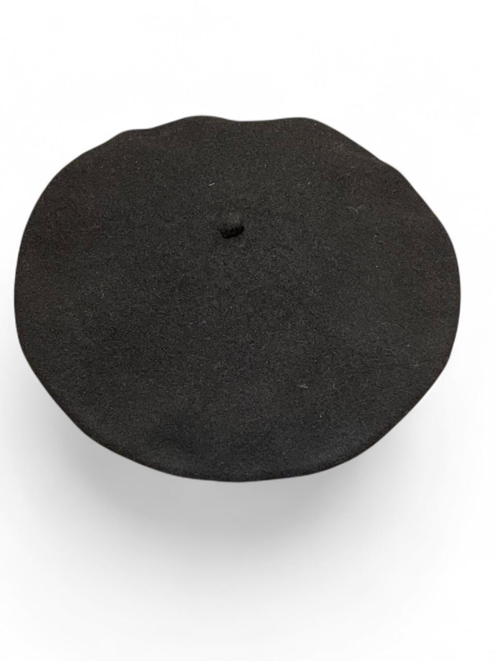 Classic French Beret Basque Black 100% Wool Beret